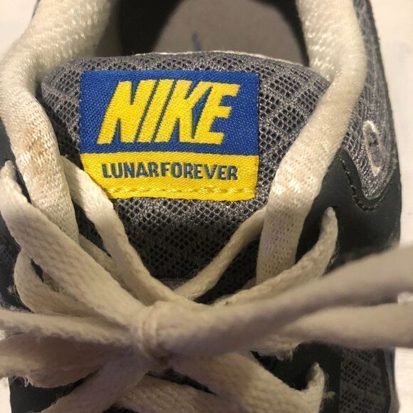 Nike Lunar Forever Youths Size 6.5Y Athletic Gray Shoes - Picture 6 of 6